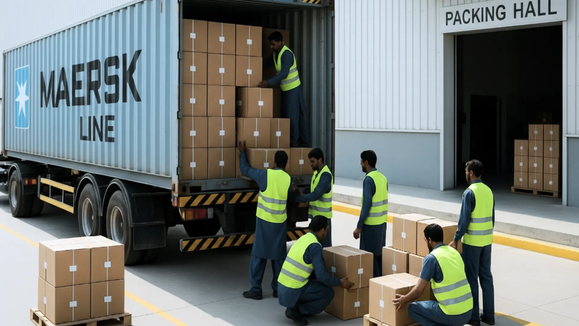 Container Loading International Linens